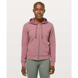 Lululemon Catch A Moment Zip Hoodie Heathered So Merlot / So Merlot Women Size 4
